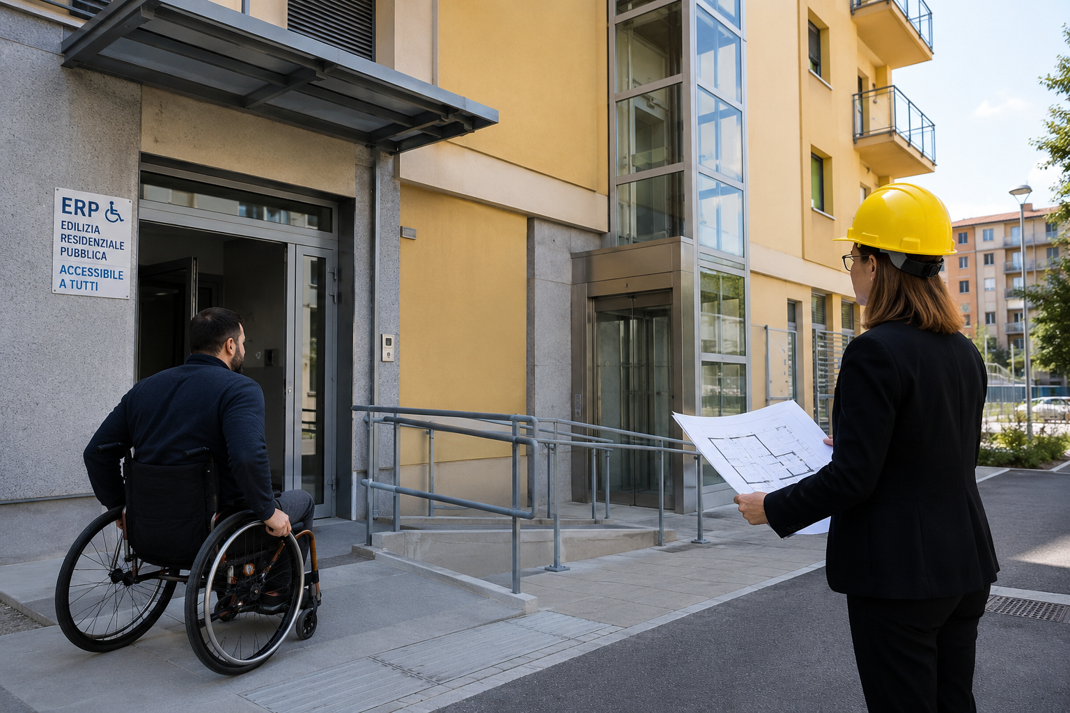 edilizia residenziale pubblica barriere architettoniche